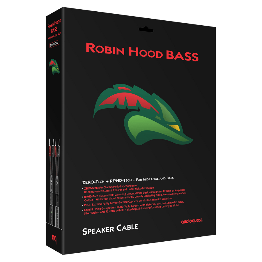 Robin Hood ZERO  BiWire COMBO (ZERO + BASS)-speakers cable ready-AudioQuest-PremiumHIFI