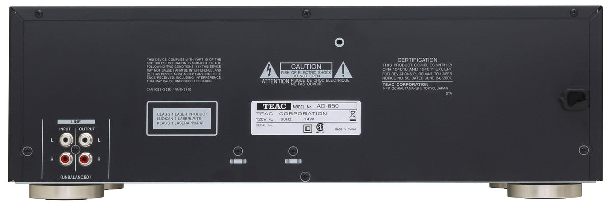 TEAC AD-850-SE CD-player/Cassette/USB Black-TEAC-PremiumHIFI