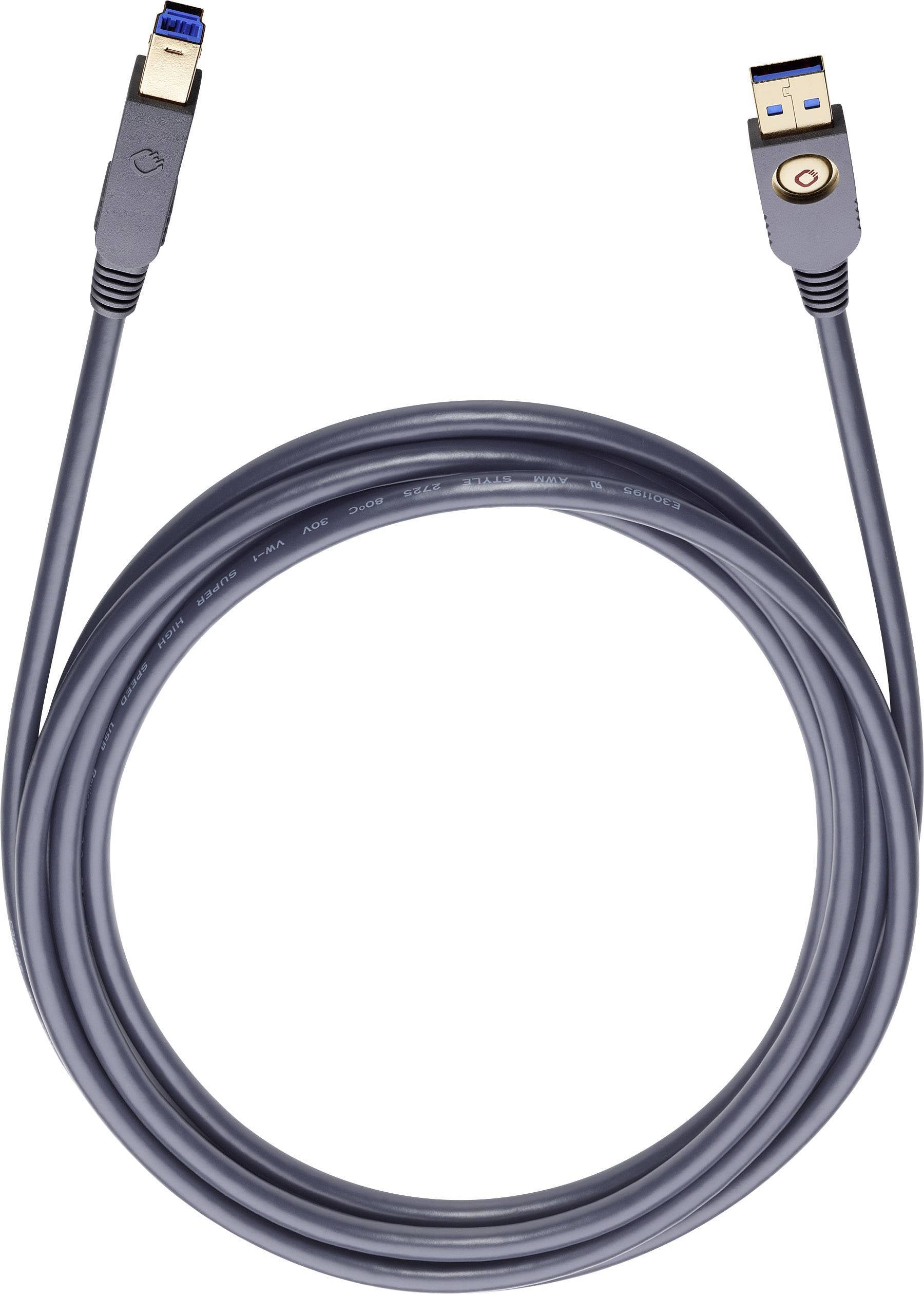Oehlbach-USB Max A/B 3.0 cable-PremiumHIFI