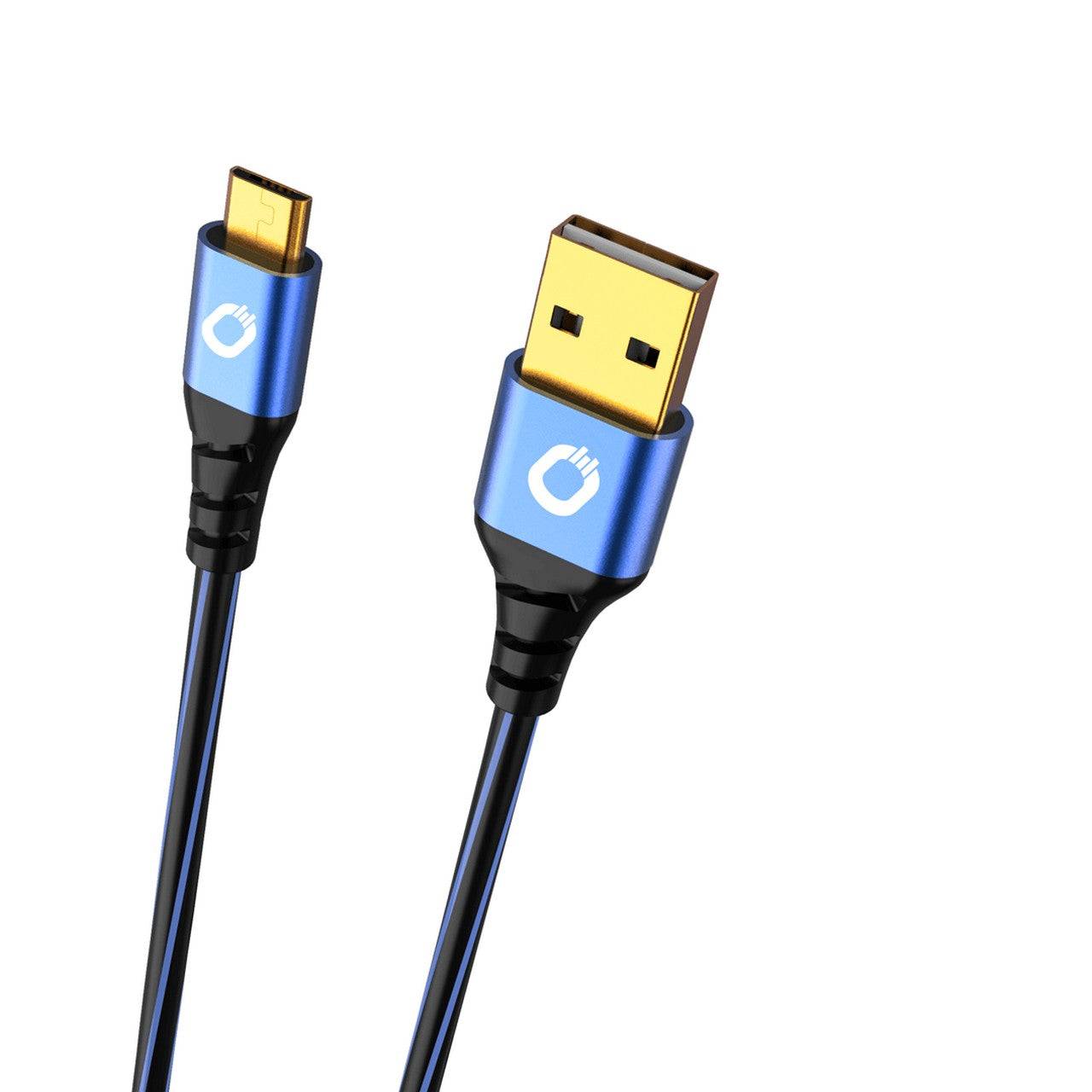 Oehlbach-USB Plus Micro USB 2.0 TypA-MicroB 2.0m-PremiumHIFI