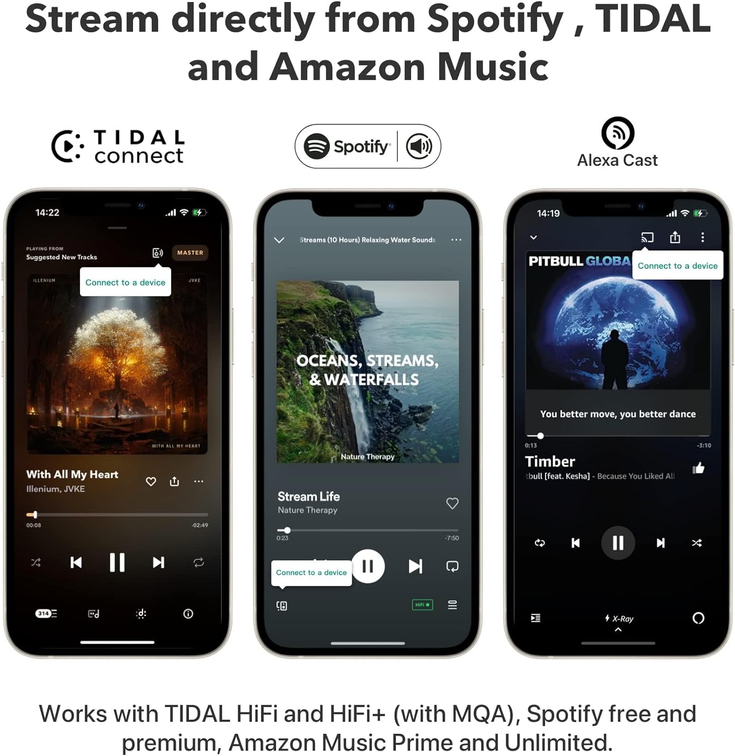WiiM Pro Plus Streaming music player and digital preamp with Wi-Fi®,  Chromecast built-in, Apple AirPlay® 2, and Bluetooth® at Crutchfield