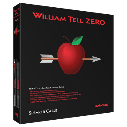 William Tell ZERO-speakers cable ready-AudioQuest-PremiumHIFI