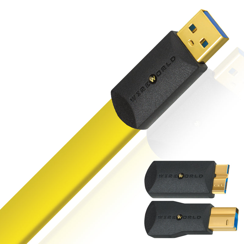 Wireworld CHROMA 8 USB3.0 A to B (C3AB)-USB A to USB B-Wireworld-PremiumHIFI