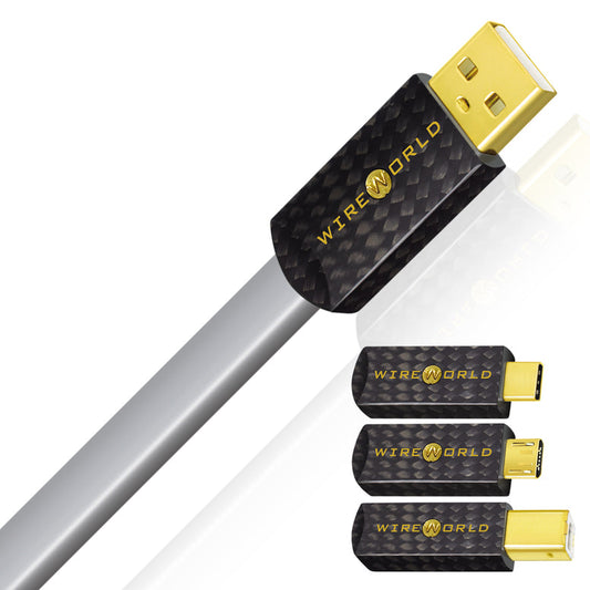 Wireworld PLATINUM STARLIGHT 8 USB2.0 A to B (P2AB)-USB A to USB B-Wireworld-PremiumHIFI