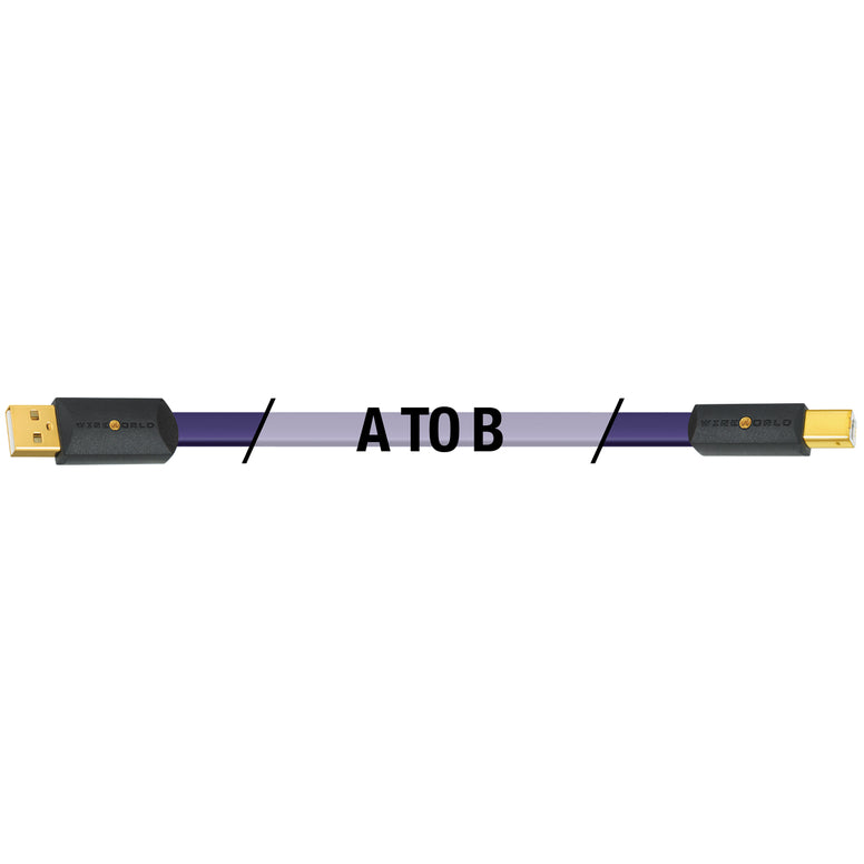 Wireworld ULTRAVIOLET 8 USB2.0 A to B (U2AB)-USB A to USB B-Wireworld-PremiumHIFI