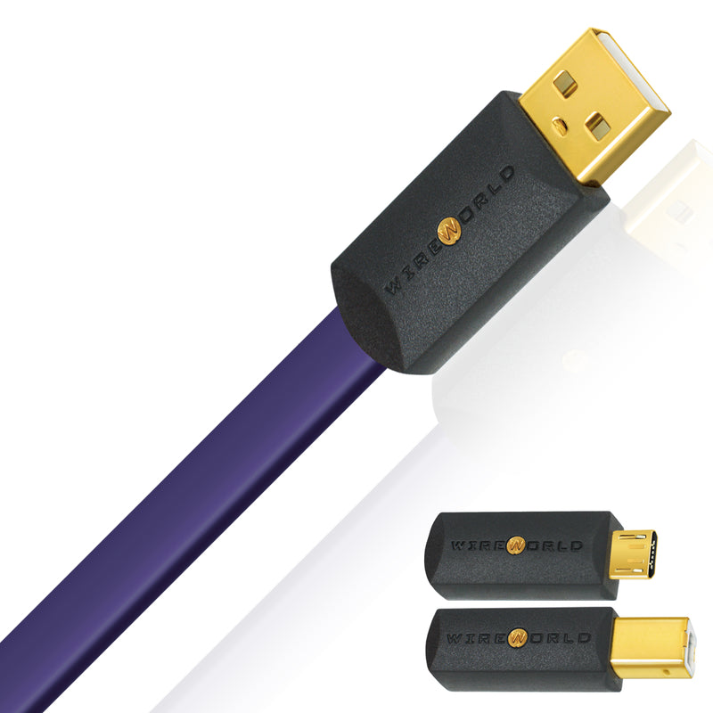 Wireworld ULTRAVIOLET 8 USB2.0 A to B (U2AB)-USB A to USB B-Wireworld-PremiumHIFI